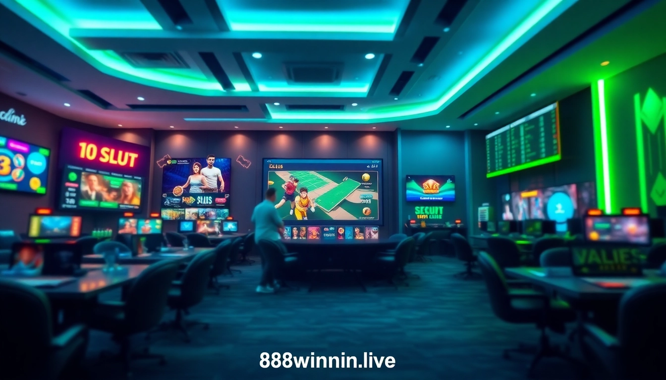 Interactive online gambling interface representing 98winwin.live with user-friendly design and vibrant elements.