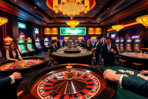 Experience the thrill of casino gaming at win55win.live with a vibrant roulette scene and enthusiastic players.