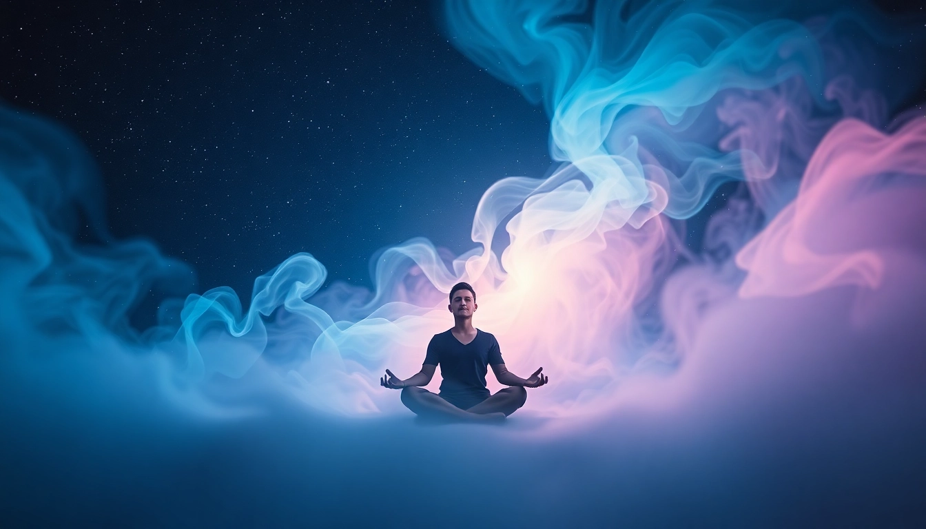 Discover where to buy dmt with a serene image of meditation under starlit skies.
